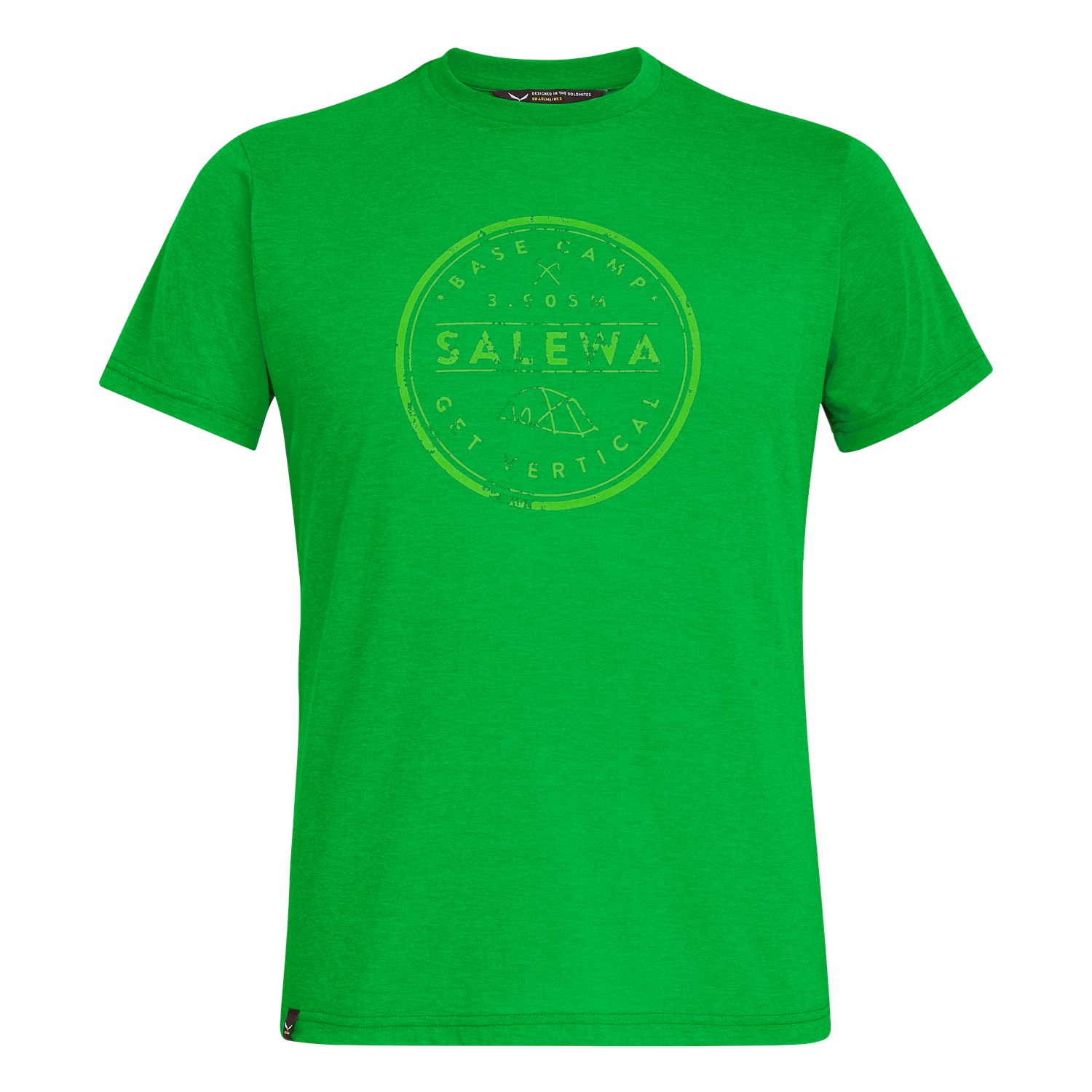 T-Shirts Salewa Base Camp Drirelease® Homem Verdes 108FCWIXK